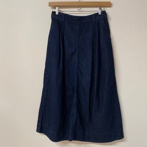 NWT TOAST Indigo Maxi Denim Skirt UK size 10!